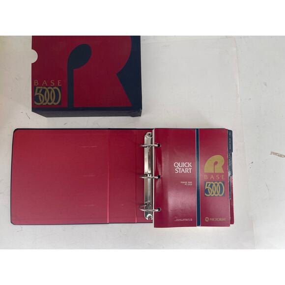 Vintage Microrim R:BASE 5000 Database Software for IBM PC DOS - Picture 2 of 4